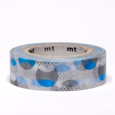 overlapped dot blue