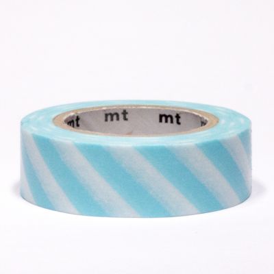 stripe mint blue