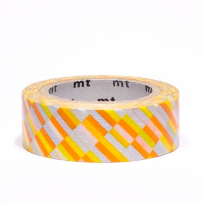 block stripe orange