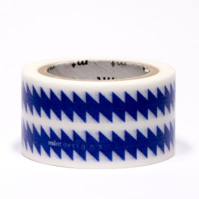 mintdesigns ZIGZAG border / blue